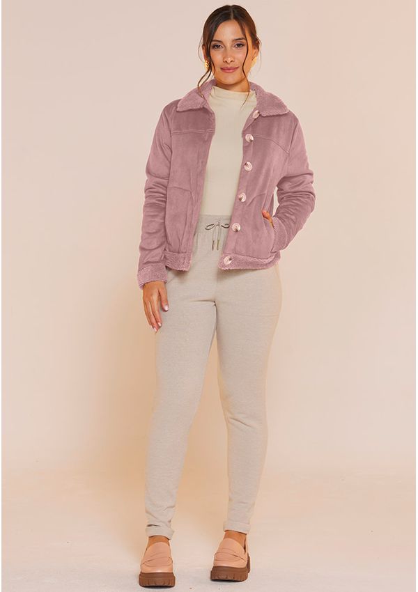 CASACO SUEDE DUBLADO
