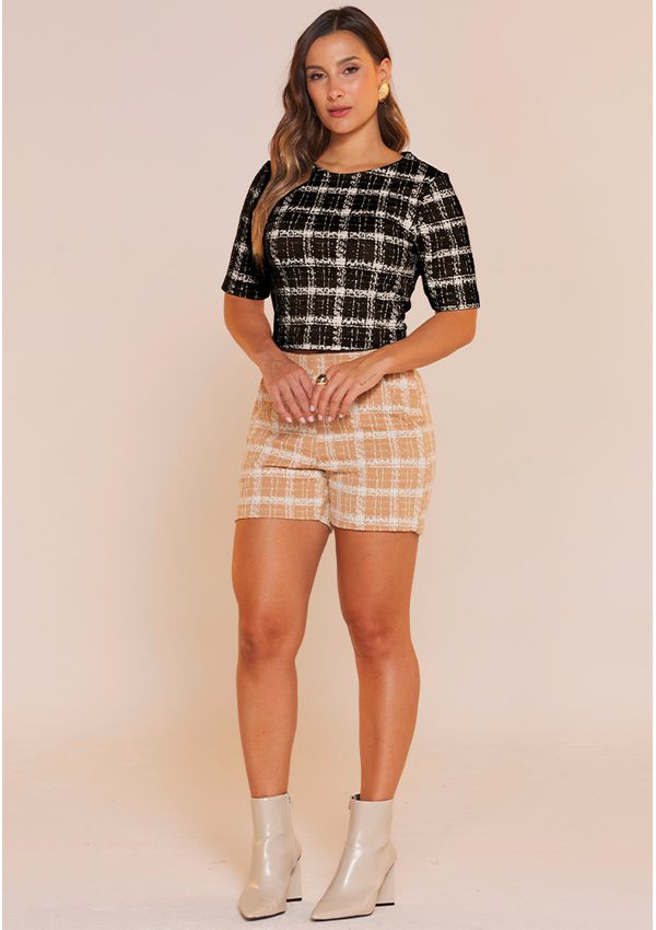 BLUSA JACQUARD CABERNET