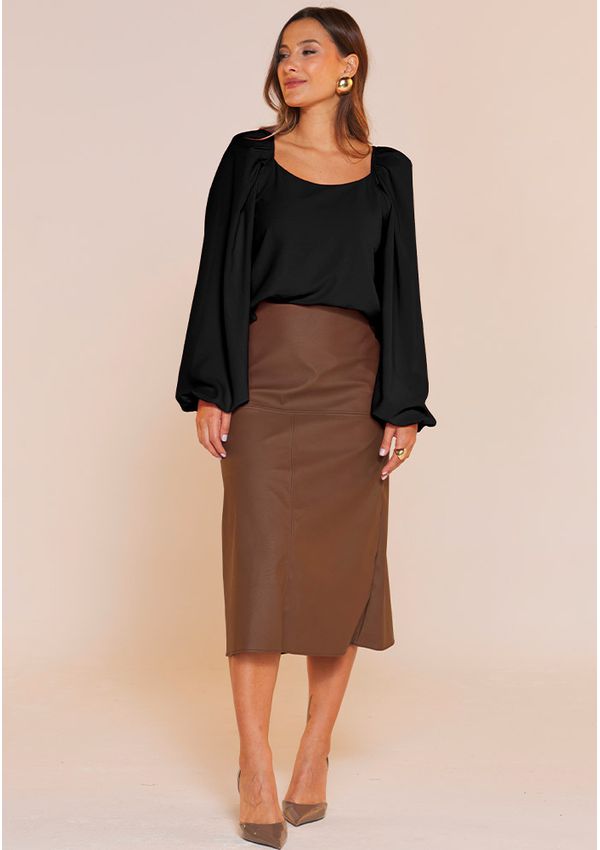 BLUSA FLUID DECOTE PRINCESA