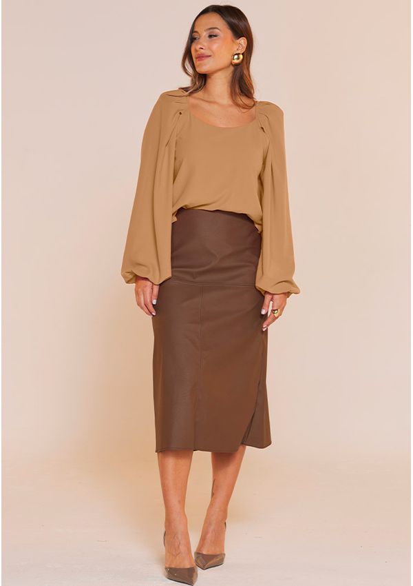 BLUSA FLUID DECOTE PRINCESA
