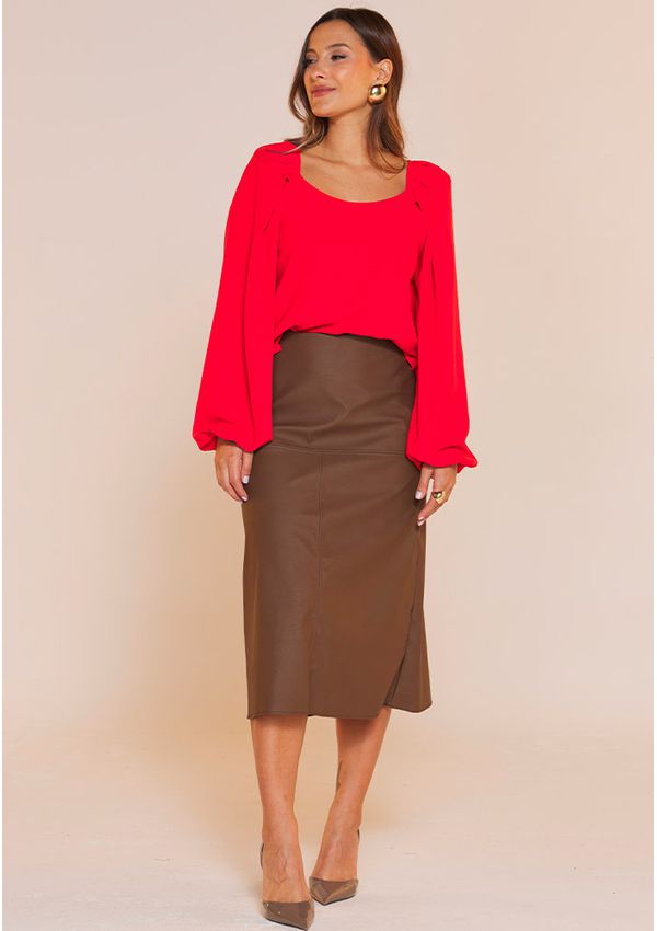 BLUSA FLUID DECOTE PRINCESA