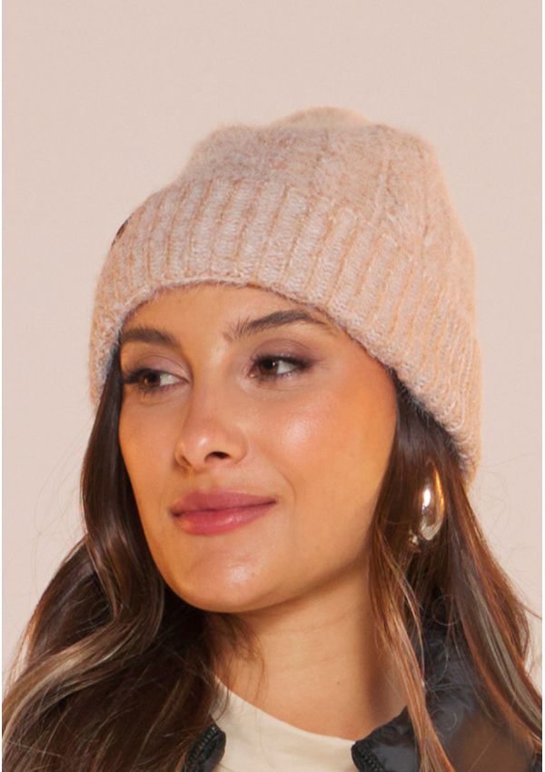 GORRO FEMININO COM POMPOM