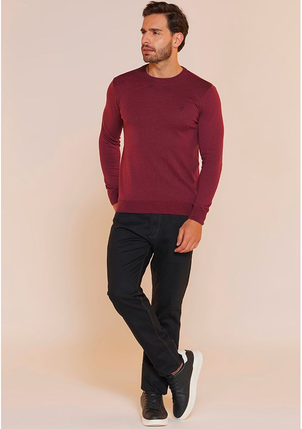 SUÉTER MASCULINO DETALHE DECOTE