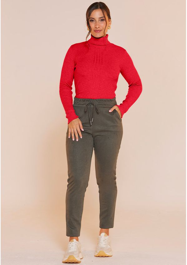 BLUSA TRICÔ GOLA ALTA