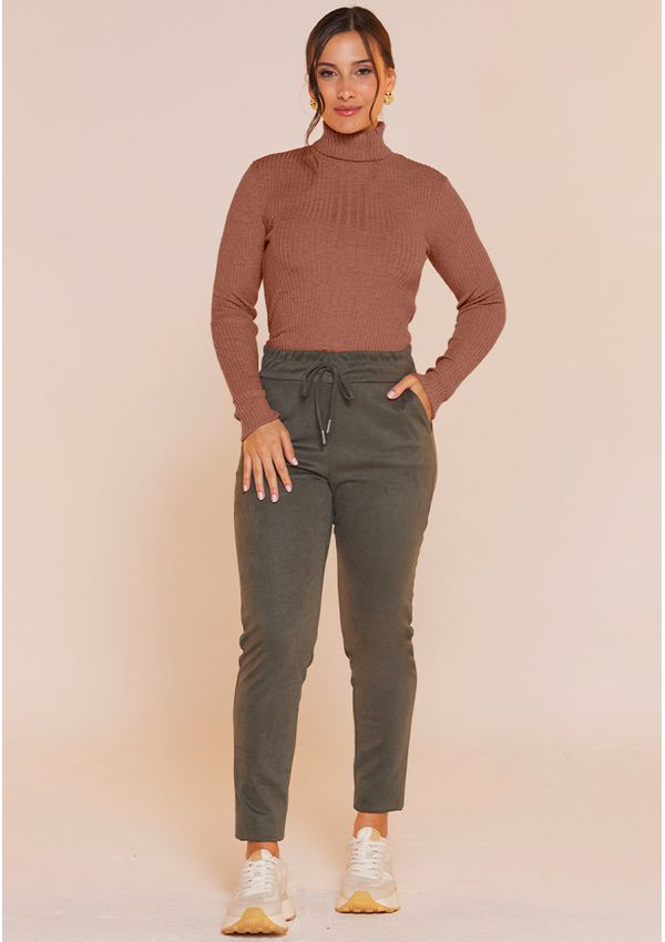 BLUSA TRICÔ GOLA ALTA