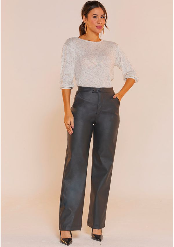 BLUSA TRICÔ 3/4