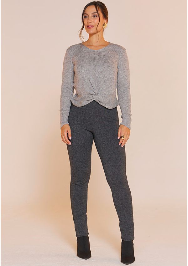 BLUSA TRICÔ ENTRELAÇADA