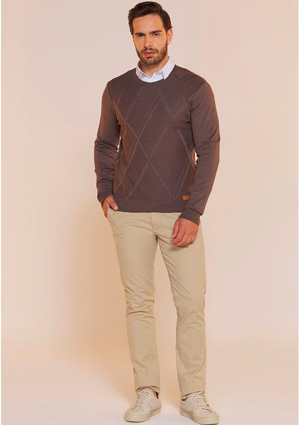 SUETER ARGYLE MASCULINO