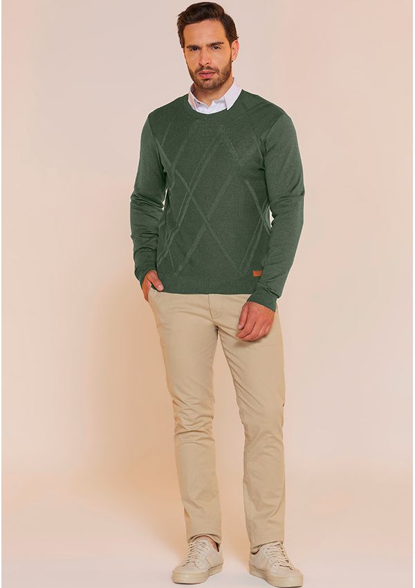 SUETER ARGYLE MASCULINO