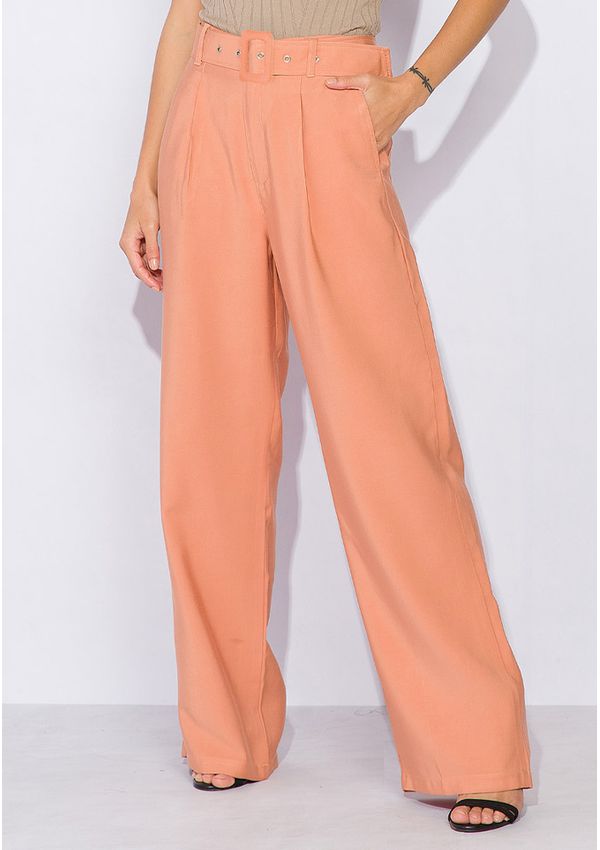 Calça Twill Com Cinto