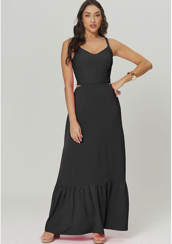 VESTIDO LONGO FLUID