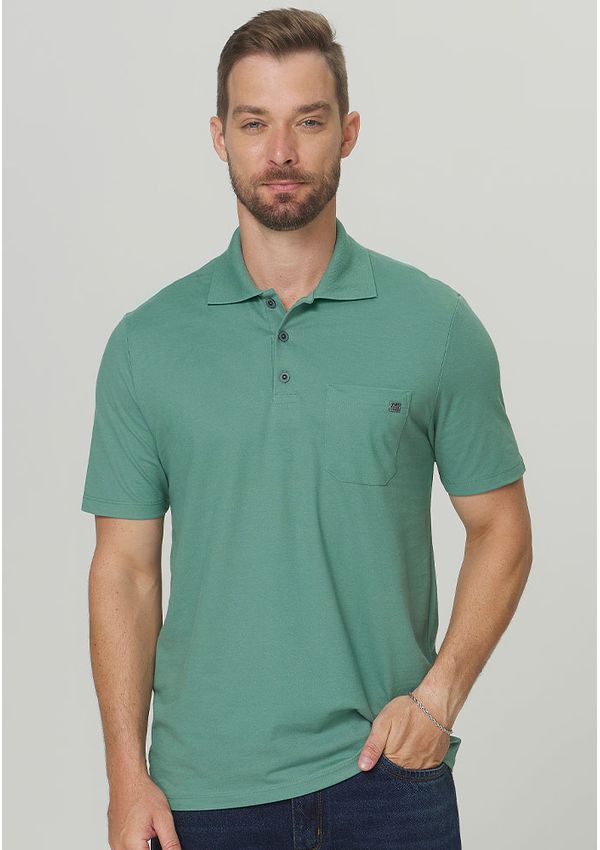 POLO PIQUE COM BOLSO