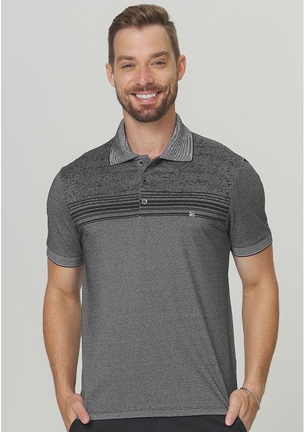 POLO MESCLA ESTAMPADA
