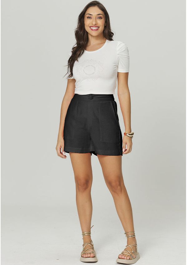 SHORT TWILL ELÁSTICO