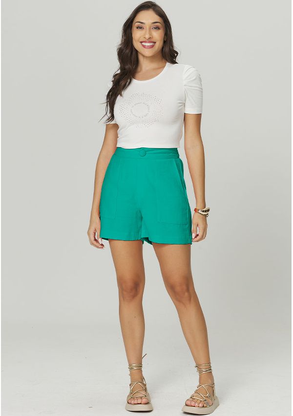 SHORT TWILL ELÁSTICO