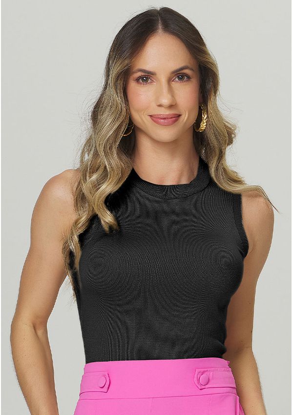 BLUSA TRICÔ MESCLA BASIC