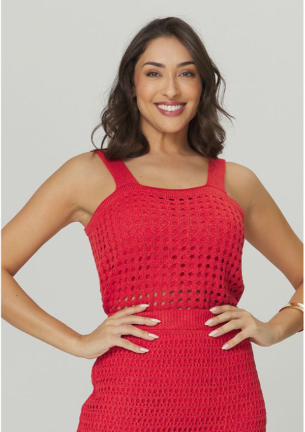 BLUSA RENDADA COM ALÇA