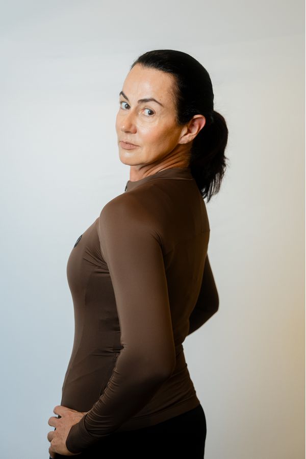 Jersey Redentor Bicolor Mc - Chocolate | ponytail