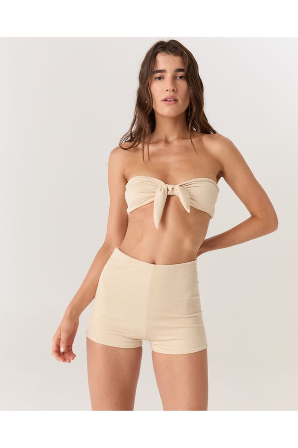 SHORT RETRÔ PEROLA TEXTURIZADO MARCELA 