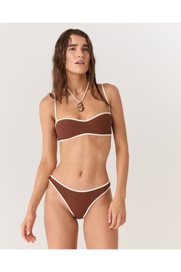 TOP BIQUINI MARROM LUNA 
