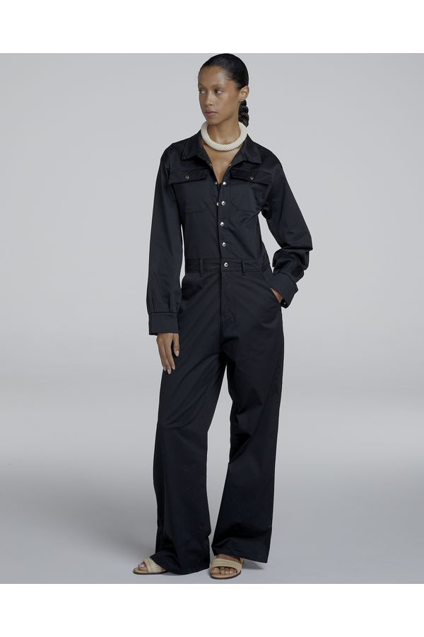 MACACÃO SARJA PRETO AUGUST 