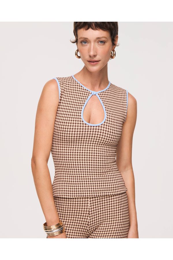 BLUSA HELOISA PIED DE POULE NK