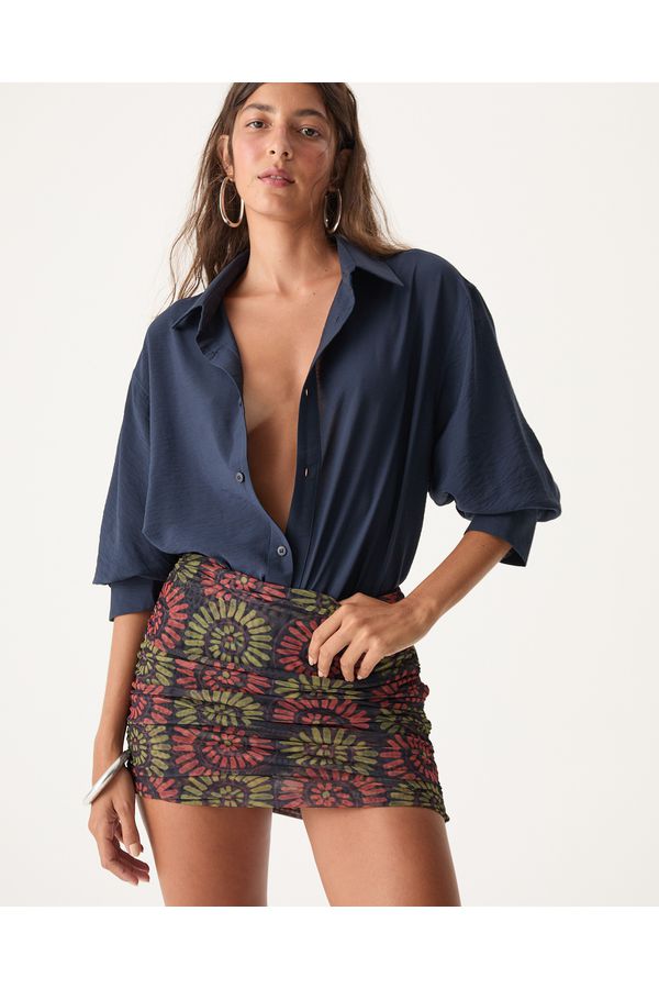 CAMISA AZUL NOITE BIA 