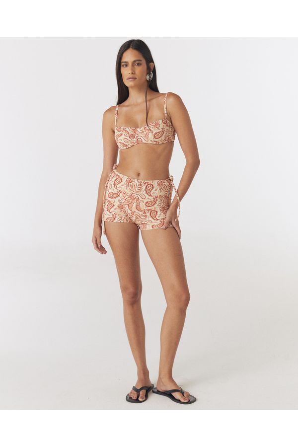 SHORT RETRÔ ESTAMPADO PAISLEY MARCELA NK C