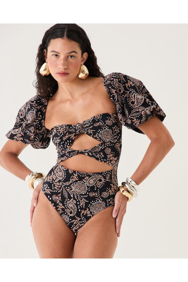 MAIÔ ESTAMPADO PAISLEY FERNANDA SHOP2GETHER NEW