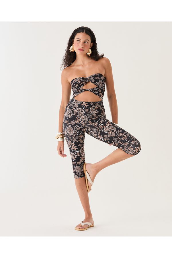 CALÇA CORSÁRIO ESTAMPADO PAISLEY CECI SHOP2GETHER NEW 