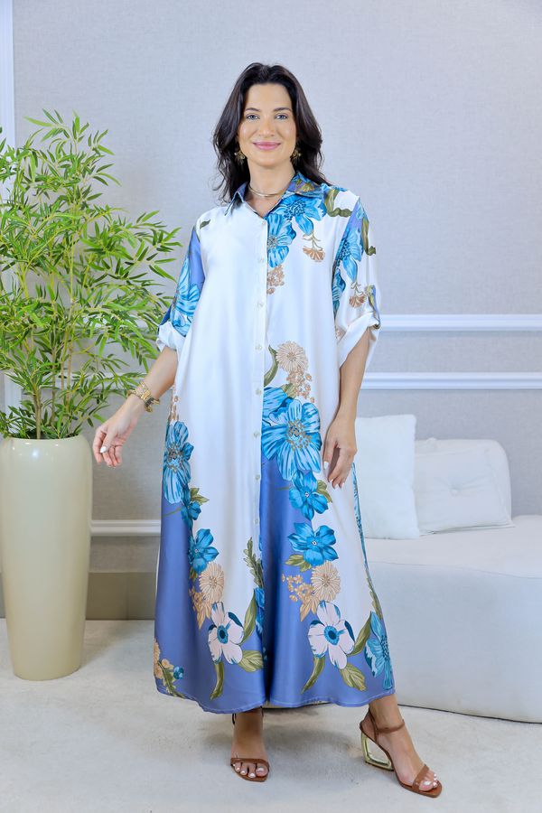 CHEMISE CATALEYA JEANS - Loja Linho Italiano
