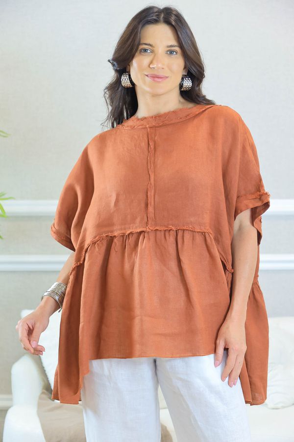 BATA OLIVIA TELHA - Loja Linho Italiano