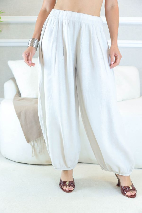 CALÇA PANTALONE ANNY BRANCO - Loja Linho Italiano