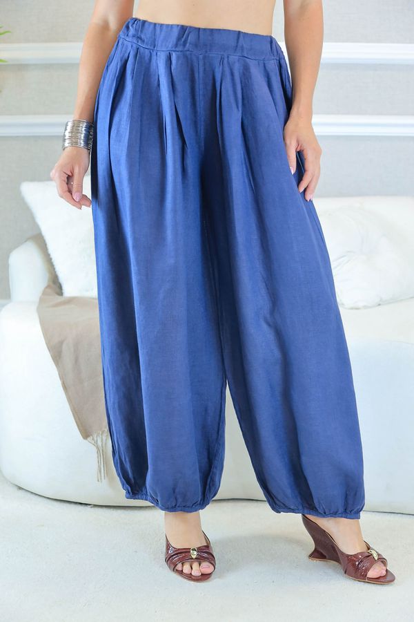 CALÇA PANTALONE ANNY MARINHO - Loja Linho Italiano