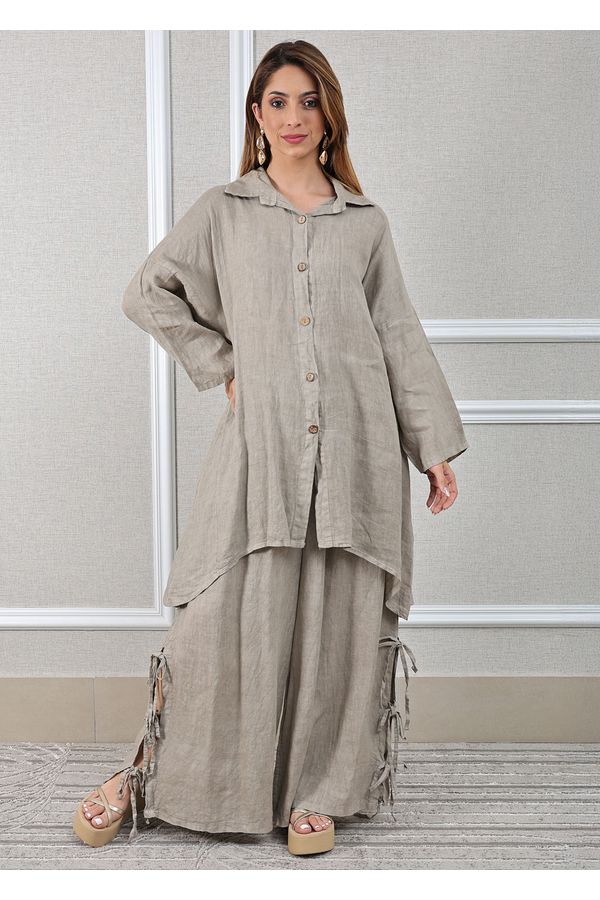 Conjunto Flora Linho Italiano Fendi - Loja Linho Italiano