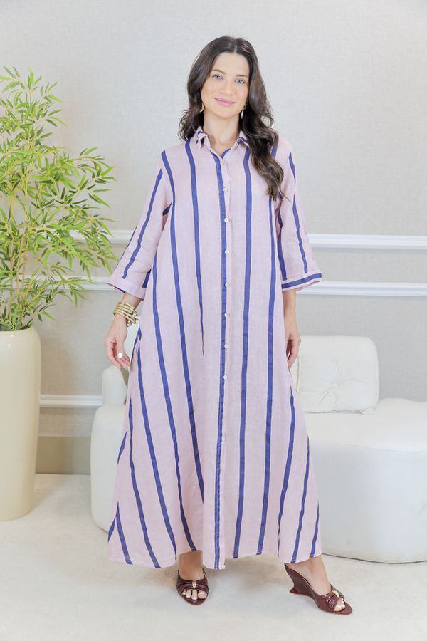 CHEMISE GEISA ROSE - Loja Linho Italiano