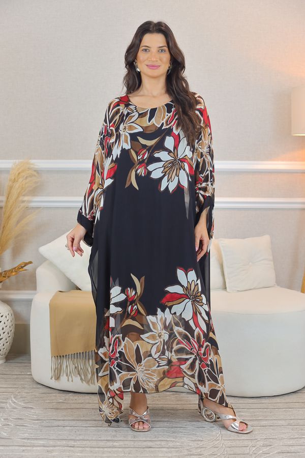 KAFTAN TULIPA PRETO - Loja Linho Italiano