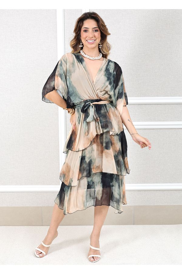 Vestido Mia Seda Italiana Preto - Loja Linho Italiano