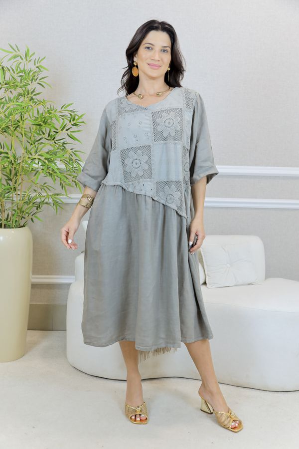 VESTIDO ALANA FENDI - Loja Linho Italiano