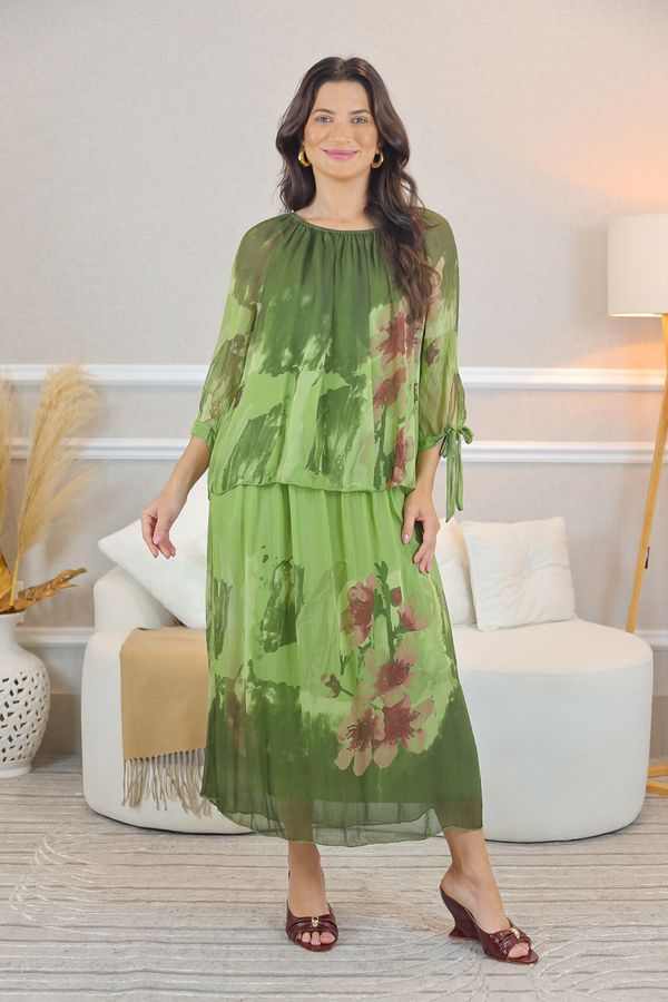 VESTIDO LIRIO PISTACHE - Loja Linho Italiano