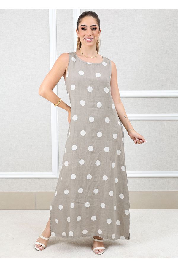 Vestido Amanda Linho Italiano Fendi - Loja Linho Italiano