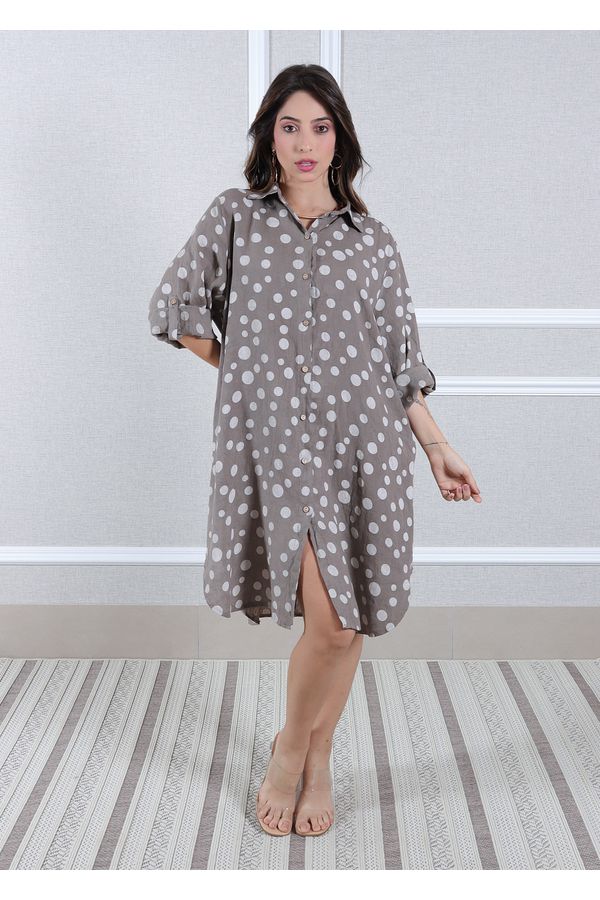 Chemise Vilma Linho Italiano Fendi - Loja Linho Italiano