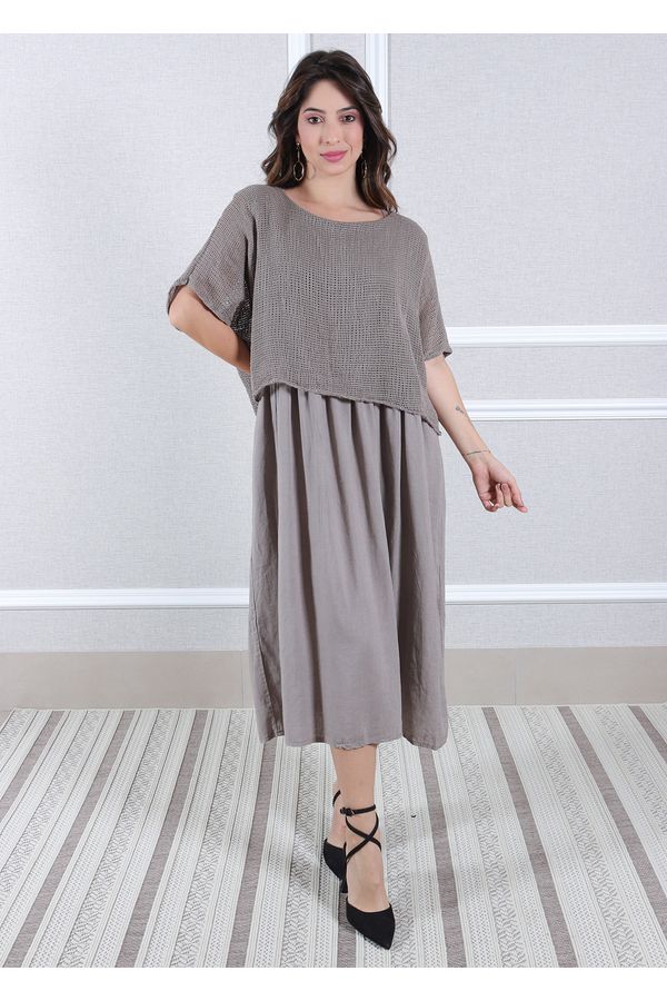 Vestido Melinda Linho Italiano Fendi - Loja Linho Italiano