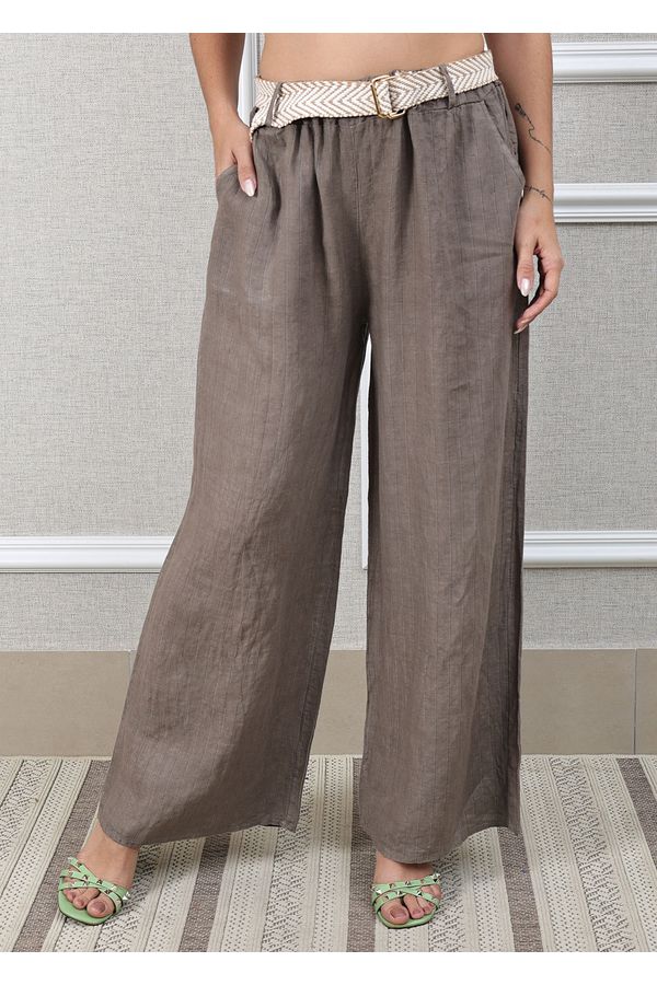 Calça Palmira Linho Italiano Fendi - Loja Linho Italiano