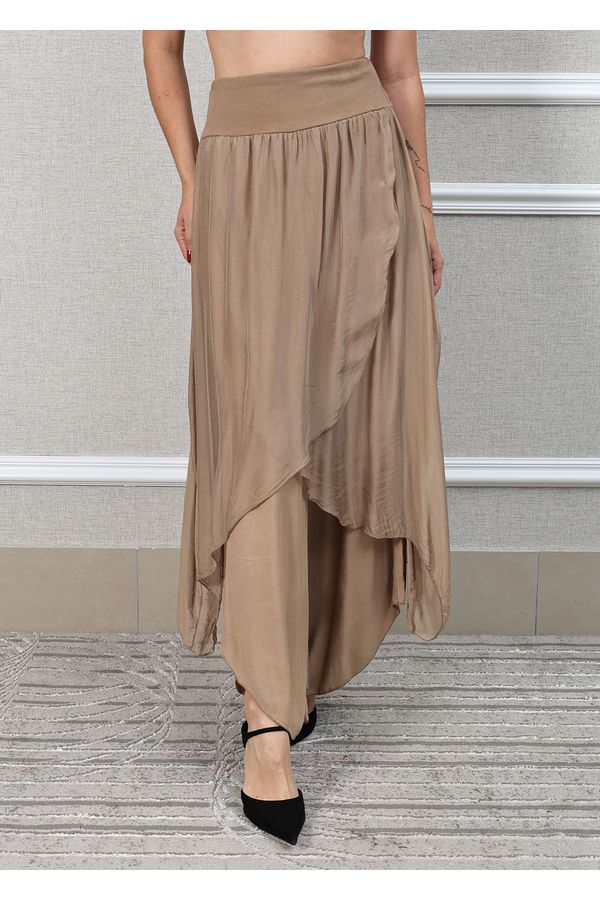 CALÇA LARA CARAMELO - Loja Linho Italiano