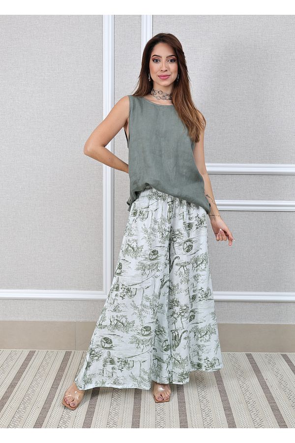 Conjunto Dior Linho Italiano Militar - Loja Linho Italiano