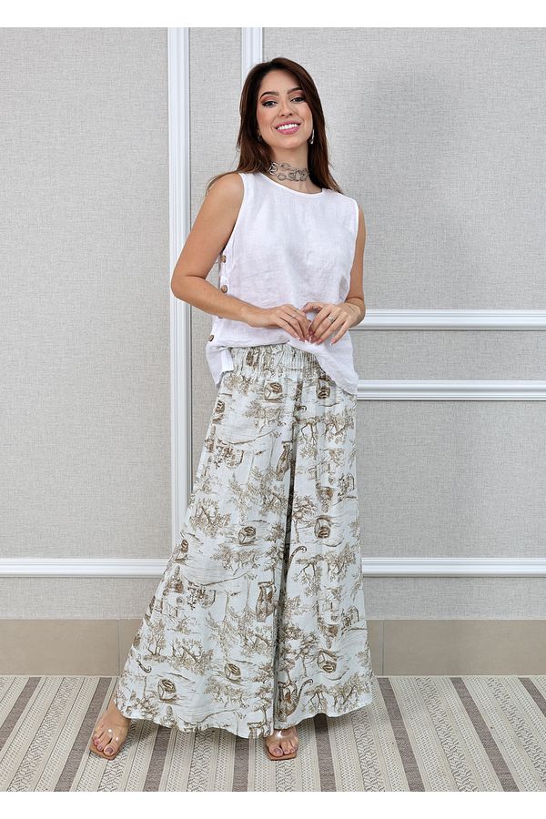 Conjunto Dior Linho Italiano Branco - Loja Linho Italiano