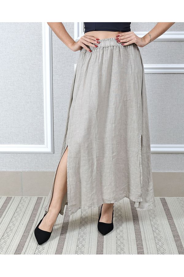 Saia Melissa Linho Italiano Fendi - Loja Linho Italiano