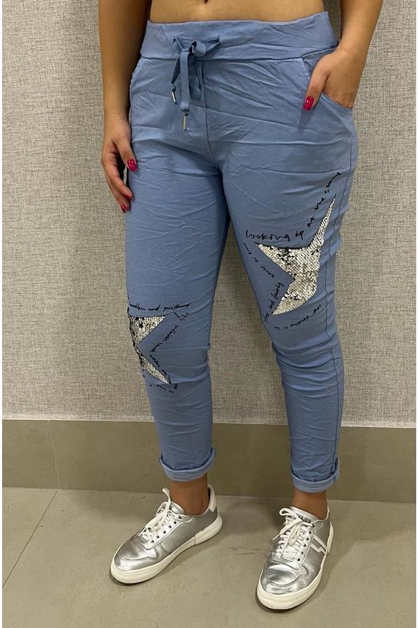 Calça Milão Liocel Italiano Azul Jeans - Loja Linho Italiano