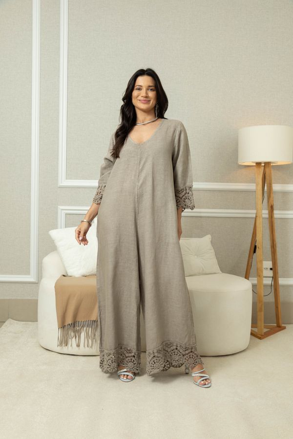 MACACÃO FLORENZA FENDI - Loja Linho Italiano